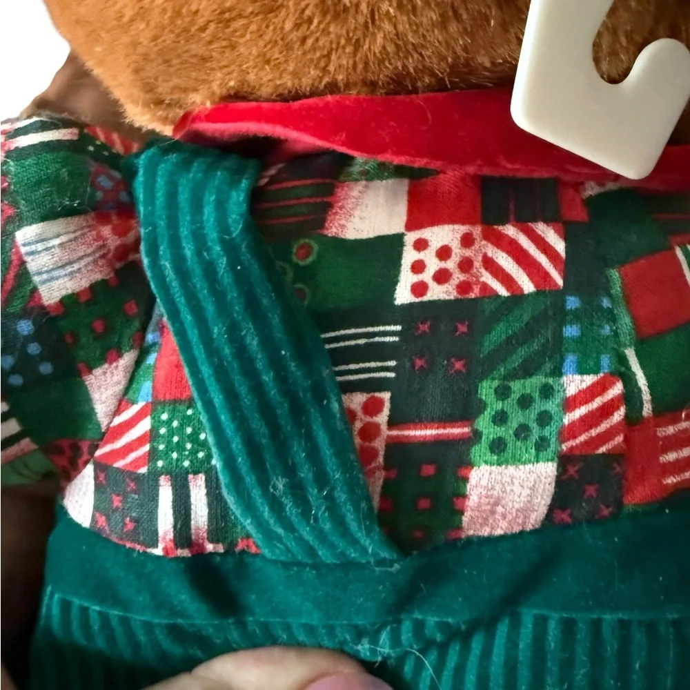 Vintage 1994 Teddy Bear Lane K-Mart Christmas Bear Plush 17”